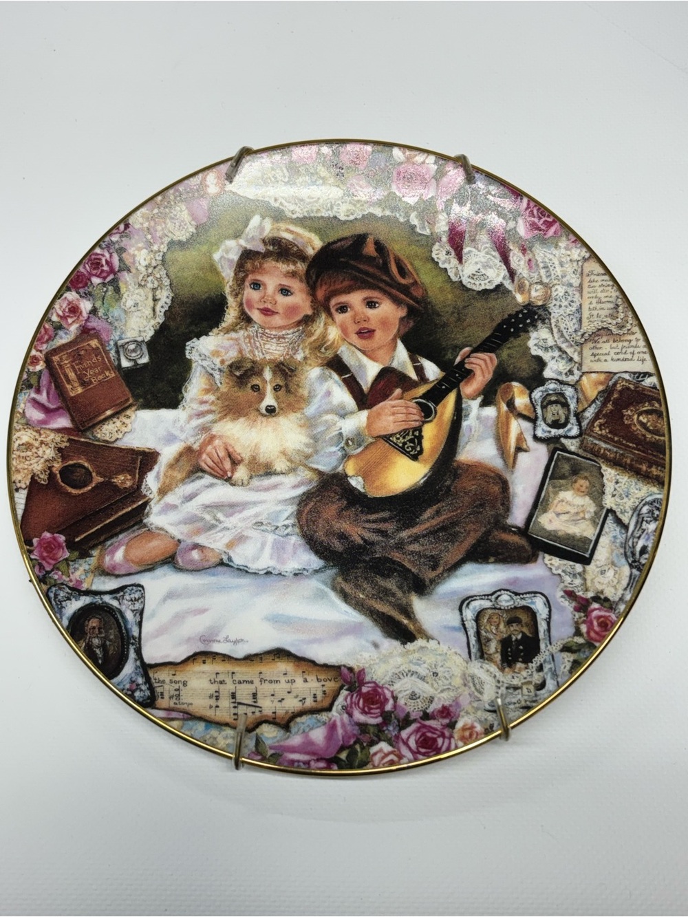 ‘Forever Friends’ Vintage Decorative Collector Plate